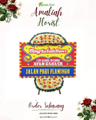Bunga Papan Congratulation di Krai
